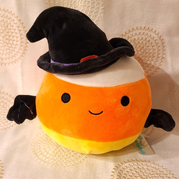 Casey Candy Corn Witch Bat & Blaze Monster Bat KellyToy Flipamallow Squishmallow - Picture 5 of 6